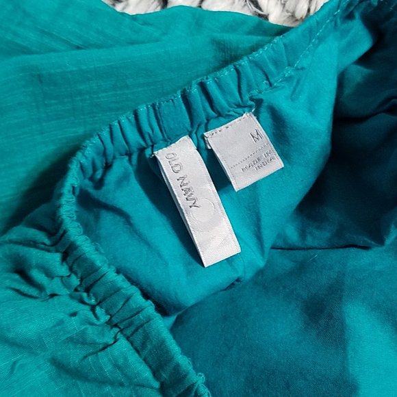 OLD NAVY Teal Summer Halter Dress M - Picture 4 of 5